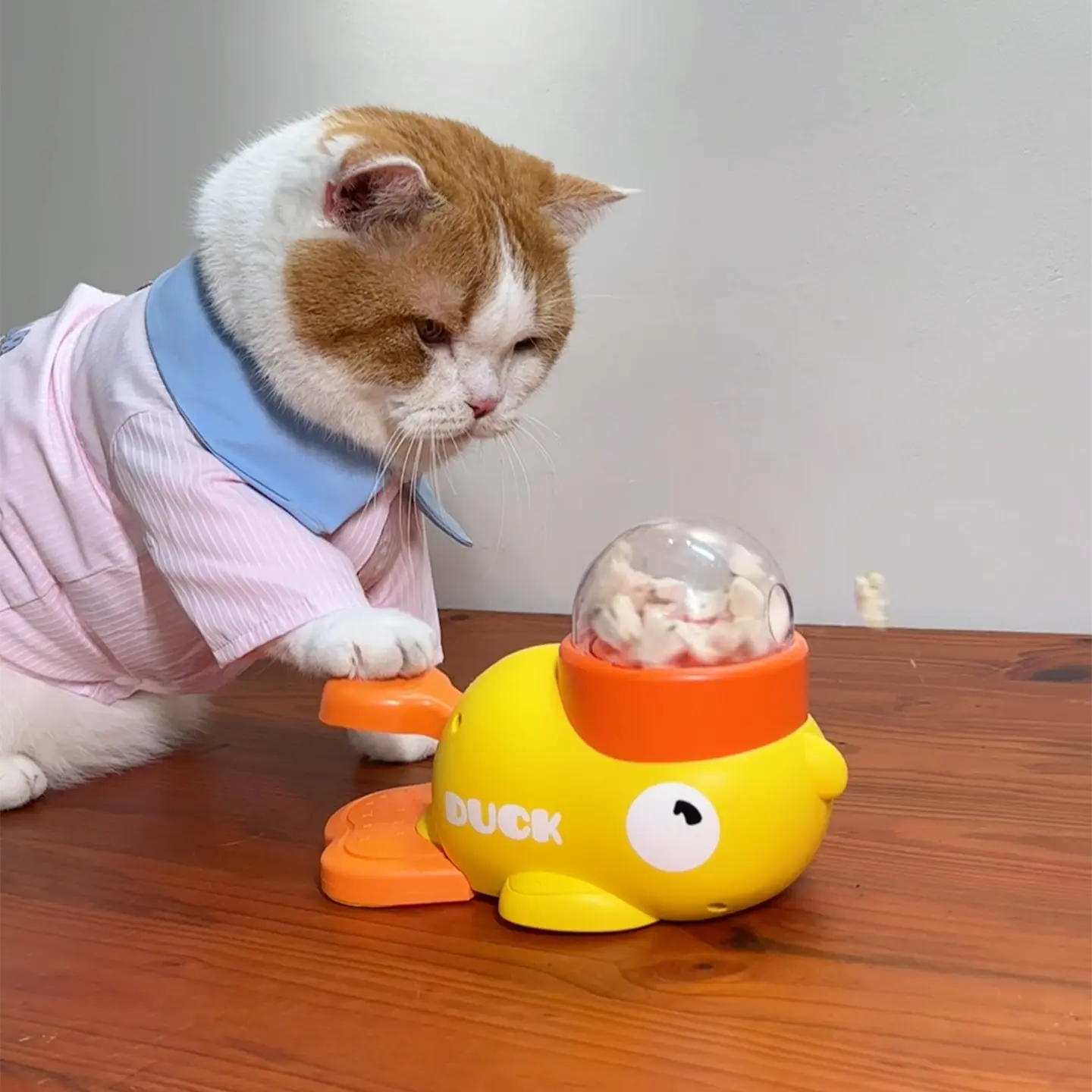 Duck-Shaped Pet Puzzle Feeder-Unique & Thoughtful Gifts for Meaningful Moments Duck-Shaped Pet Puzzle Feeder-Turn mealtime into playtime with this interactive duck that dispenses treats when pressed