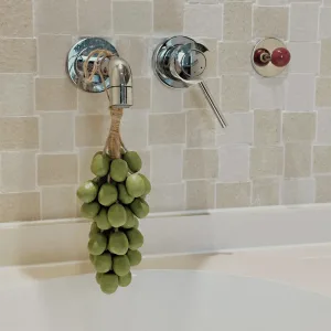 Realistic Grape Cluster Hand Soap-This realistic soap cluster turns hand-washing into a playful harvesting ritual.