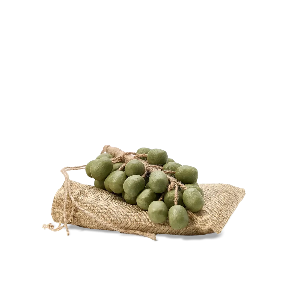 Realistic Grape Cluster Hand Soap-This realistic soap cluster turns hand-washing into a playful harvesting ritual.