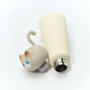 Cat Insulated Water Bottle-Delightful cat insulated water bottle for warm drinks and good vibes.