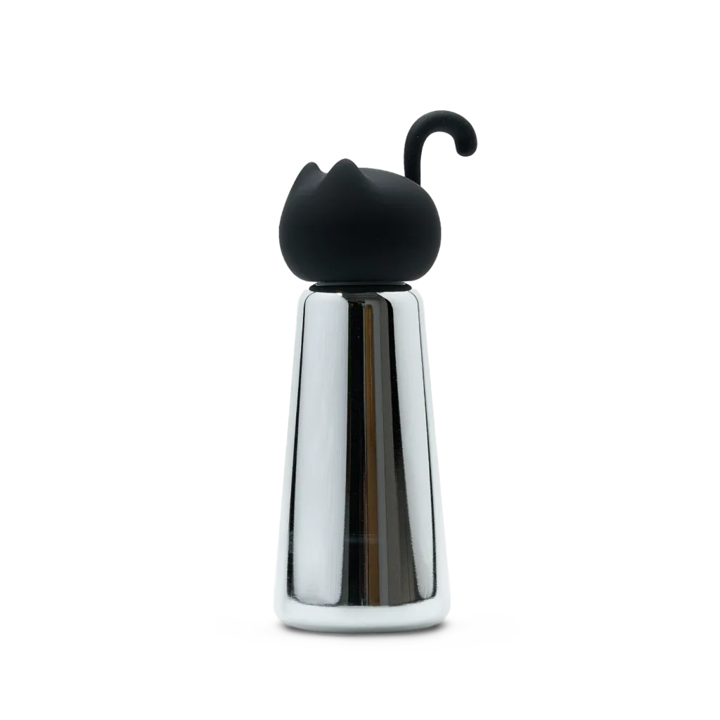 Cat Insulated Water Bottle-Delightful cat insulated water bottle for warm drinks and good vibes.