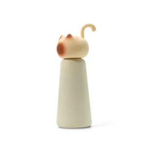 Cat Insulated Water Bottle-Delightful cat insulated water bottle for warm drinks and good vibes.