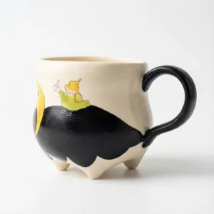Tripod Cat Mug-Celebrate resilience with this charming Tripod Cat Ceramic Mug