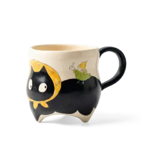Tripod Cat Mug-Celebrate resilience with this charming Tripod Cat Ceramic Mug