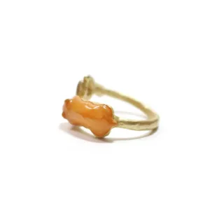 Hamsters Ring-Wear pure delight with this adorable sleeping hamster ring, complete with sunflower seeds.