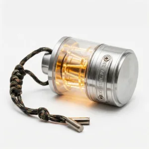 Retro Outdoor Camping Lamp-clip Earbuds-Experience a cozy glow with this lamp, an aesthetic, unique object ideal for thoughtful gifts