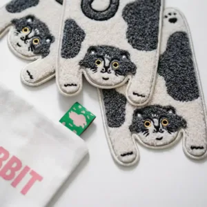 Stretching Cat Coaster-Add a touch of whimsy to your home with this unique cat coaster.