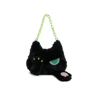 Cool Cat Bag-This plush black cat backpack is a thoughtful gift, a truly unique object.