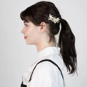 Doves Hair Clip-This elegant doves and star hair clip is a truly unique object