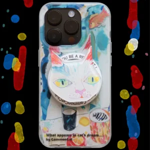 Cat Phone Stand-A truly unique object, it offers stable support and a touch of aesthetic charm.