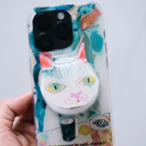Cat Phone Stand-A truly unique object, it offers stable support and a touch of aesthetic charm.