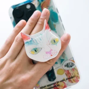 Cat Phone Stand-A truly unique object, it offers stable support and a touch of aesthetic charm.