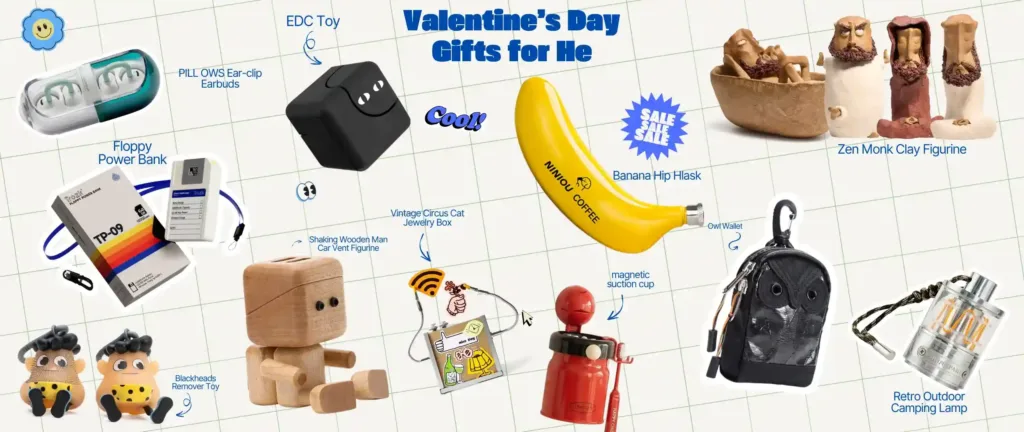 Valentine's Day Gifts for Him Cool Stuff He Actually Wants (No Boring Ties) cover